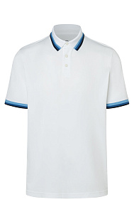 Поло с логотипом на рукаве