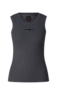 Топ в рубчик с принтом