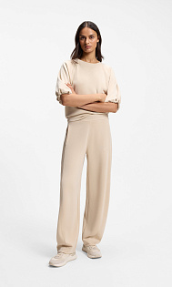 Трикотажные кроссовки с замшевой отделкой