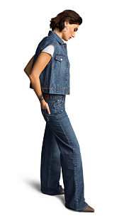 Джинсы из хлопка