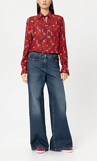 Блуза с принтом