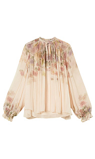 Блуза с принтом