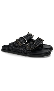 Плетеные шлепанцы