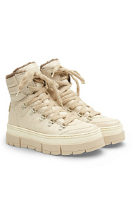 Полусапоги из кожи и меха 