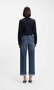 Джинсы с отворотами