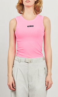 Топ в рубчик с принтом