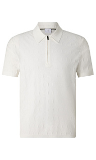Поло с фактурным узором