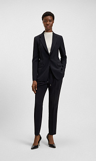 Зауженные брюки на кулиске