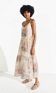 Платье с принтом