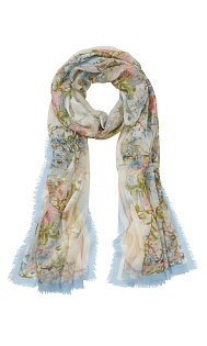 Шарф из модала с принтом