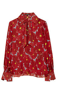 Блуза с принтом