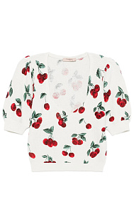 Пуловер с принтом