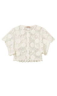 Блуза с сетчатым узором