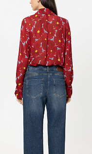 Блуза с принтом