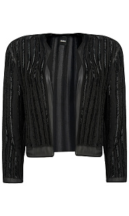 Полупрозрачный жакет с бисером