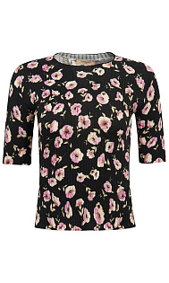 Пуловер с принтом