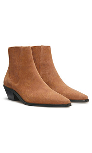 Ботильоны из замши