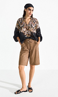 Блуза с принтом