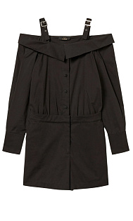 Комбинезон с открытыми плечами