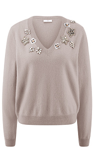 Пуловер из шерсти и кашемира