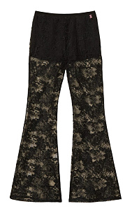 Кружевные брюки клеш
