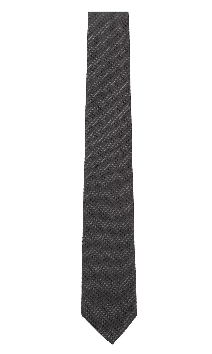 HUGO BOSS: Галстук с жаккардовой фактурой
