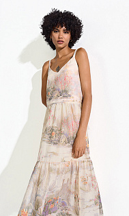 Платье с принтом