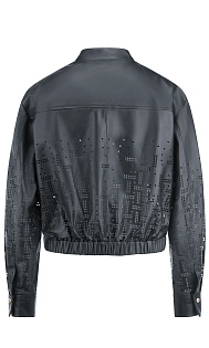 Куртка из кожи с перфорацией