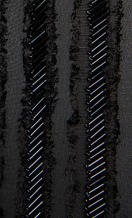 Полупрозрачный жакет с бисером