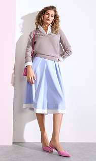 Пуловер из шерсти и кашемира